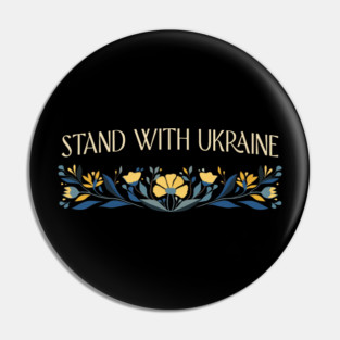 Stand with Ukraine, Support Ukraine Pin
