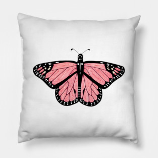 Red Butterfly Pillow