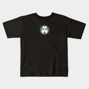 Stormtrooper Helmet Guy Kids T-Shirt