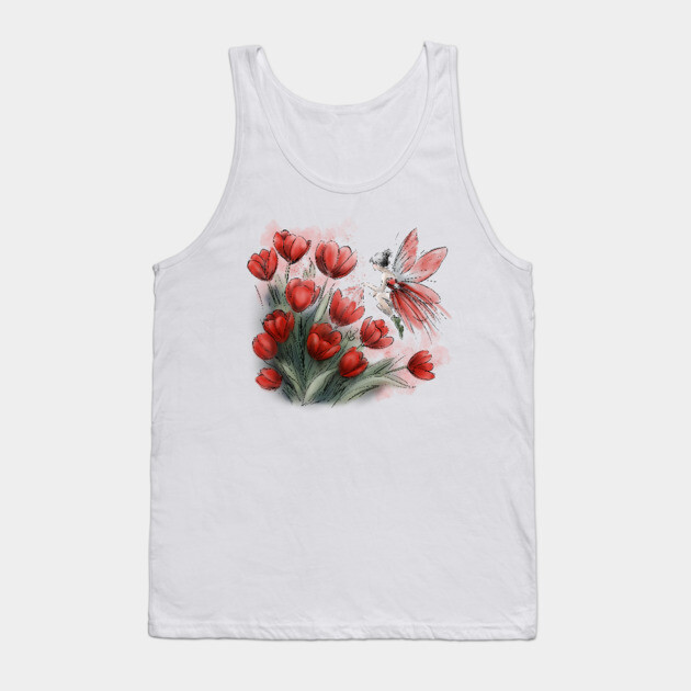 Tulip Fairy Tank Top by H. R. Sinclair