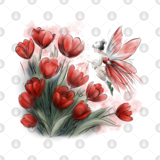 Tulip Fairy by H. R. Sinclair