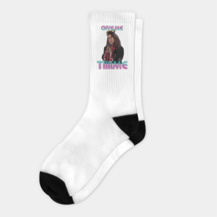 Wedding Singer: Give Me Time Socks
