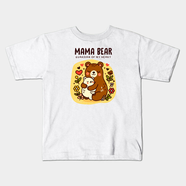 MAMA BEAR Kids T-Shirt by Fabrik