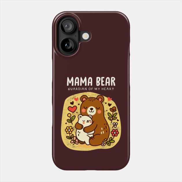 MAMA BEAR Phone Case by Fabrik