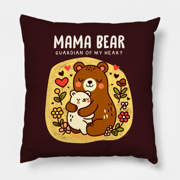 MAMA BEAR Pillow by Fabrik
