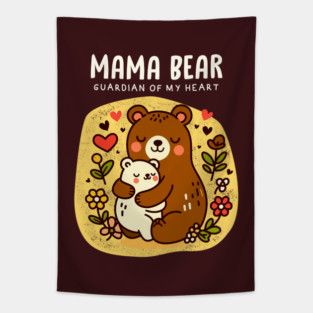 MAMA BEAR Tapestry