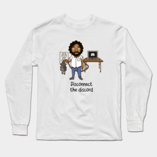 Disconnect the dis-cord Long Sleeve T-Shirt