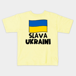 Slava Ukraini Kids T-Shirt
