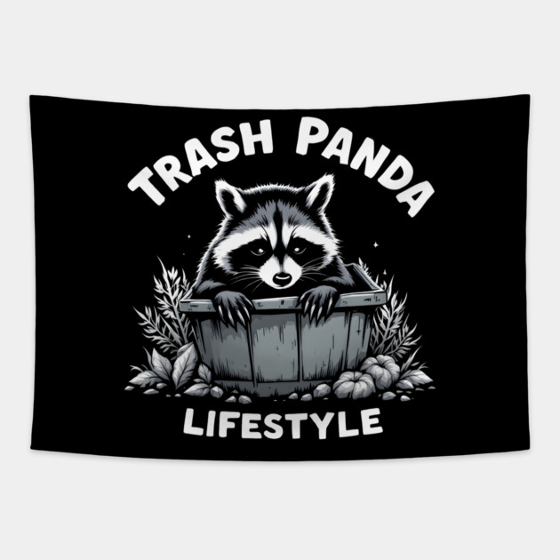 Trash Panda Lifestyle Tapestry by MakerMind8.2