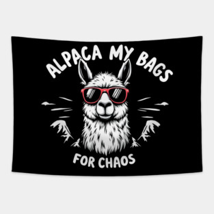 Alpaca My Bags For Chaos Tapestry