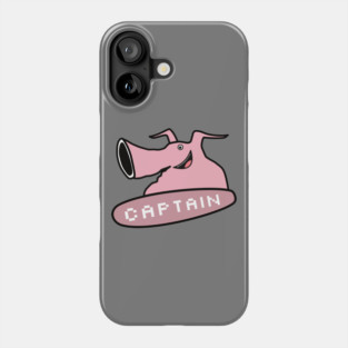 A pig with a surfboard Phone Case
