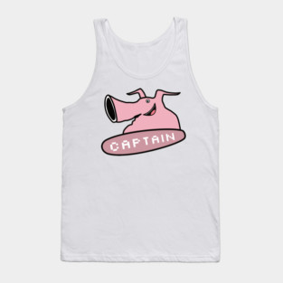 A pig with a surfboard Tank Top
