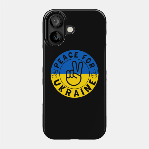 Peace For Ukraine Phone Case by Creatifly Graphic Tees
