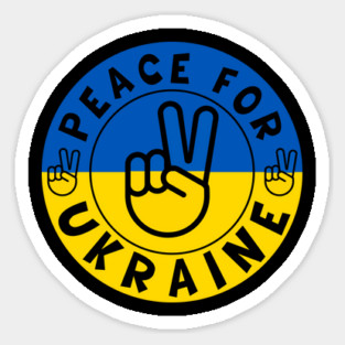 Peace For Ukraine Magnet