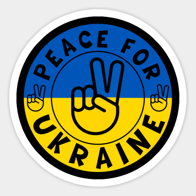 Peace For Ukraine Magnet by Creatifly Graphic Tees
