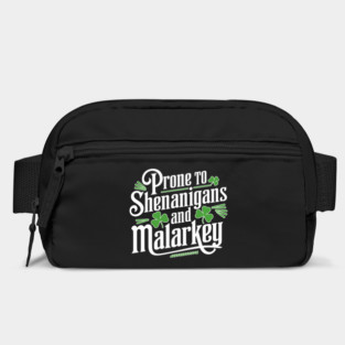 Prone to Shenanigans & Malarkey - Funny Irish Design Bag