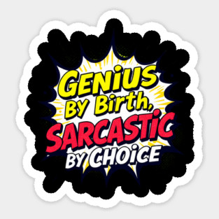 Genius by Birth Sticker