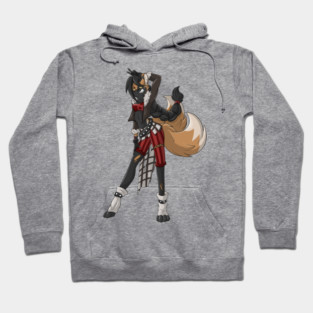 Roxy the sassy Kitsune Fox Girl Hoodie