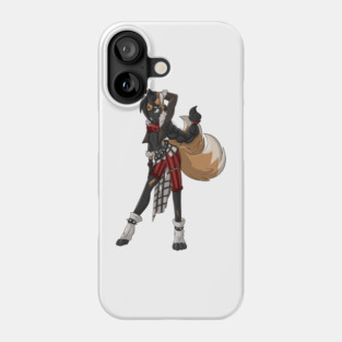 Roxy the sassy Kitsune Fox Girl Phone Case
