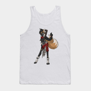 Roxy the sassy Kitsune Fox Girl Tank Top