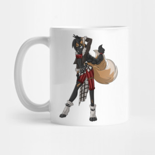 Roxy the sassy Kitsune Fox Girl Mug