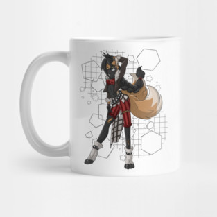 Roxy the sassy Kitsune Fox Girl Mug