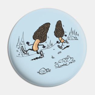 Mushroom runners Pin