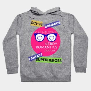 Nerdy Romantics Podcast Topics - Dark letters Hoodie
