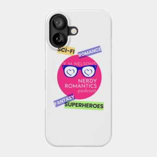 Nerdy Romantics Podcast Topics - Dark letters Phone Case