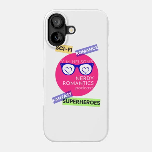 Nerdy Romantics Podcast Topics - Dark letters Phone Case by Nerdy Romantics Fan Shop*