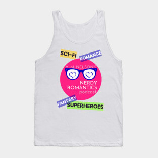 Nerdy Romantics Podcast Topics - Dark letters Tank Top