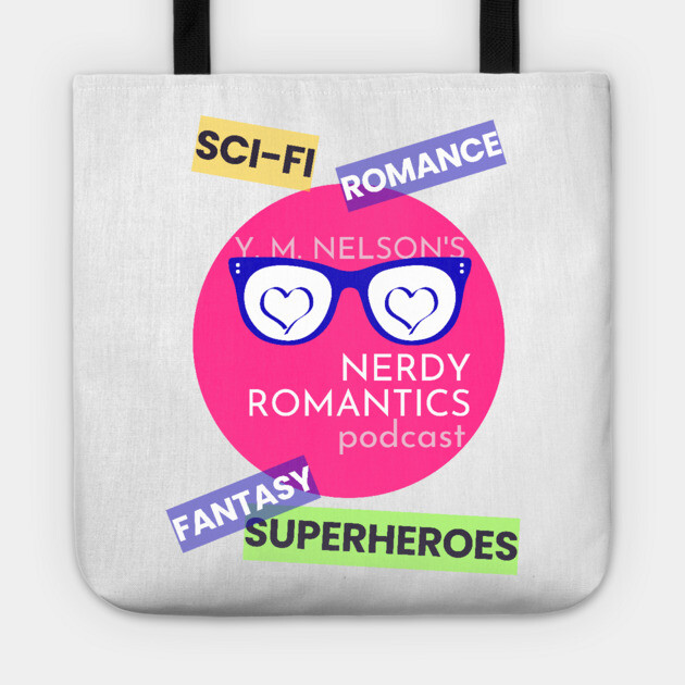 Nerdy Romantics Podcast Topics - Dark letters Tote by Nerdy Romantics Fan Shop*