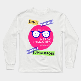 Nerdy Romantics Podcast Topics - Dark letters Long Sleeve T-Shirt