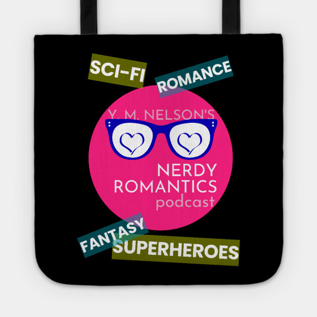 Nerdy Romantics Podcast Topics - white letters Tote by Nerdy Romantics Fan Shop*