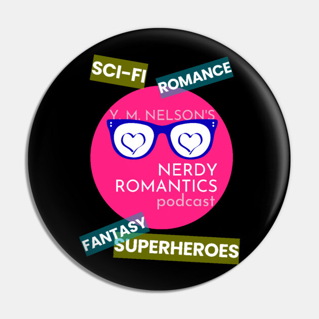 Nerdy Romantics Podcast Topics - white letters Pin by Nerdy Romantics Fan Shop*