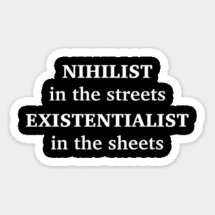 NIHILIST IN THE STREETS 🖤 Magnet
