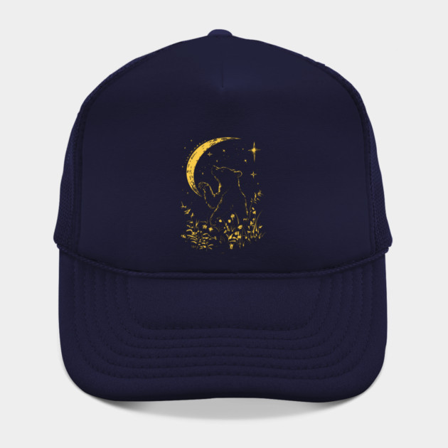 Celestial Bear Under Moonlit Sky – Mystical Wildlife Art by TuncGK