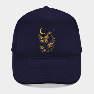 Romantic Butterfly Pair – Celestial Garden Dreamscape Hat