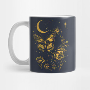 Romantic Butterfly Pair – Celestial Garden Dreamscape Mug