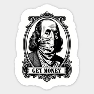Get Money Hustler Mindset Motivation Sticker