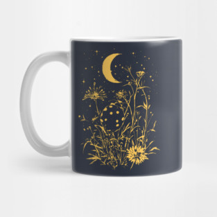 Celestial Ladybug Among Wildflowers – Symbol of Luck & Wonder Mug