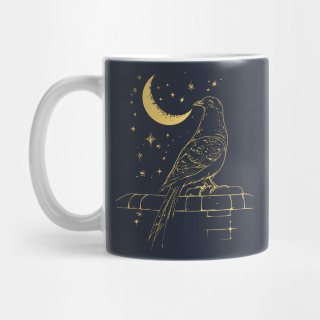Urban Celestial Pigeon – A Bird of the Night Sky by TuncGK