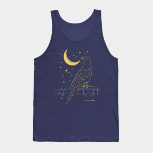 Urban Celestial Pigeon – A Bird of the Night Sky Tank Top