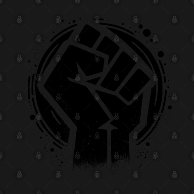 Black Power Fist, Resist,  Protest Fist, black lives matter, civil rights by UrbanLifeApparel