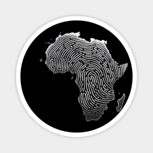Africa DNA, Africa Fingerprint Magnet