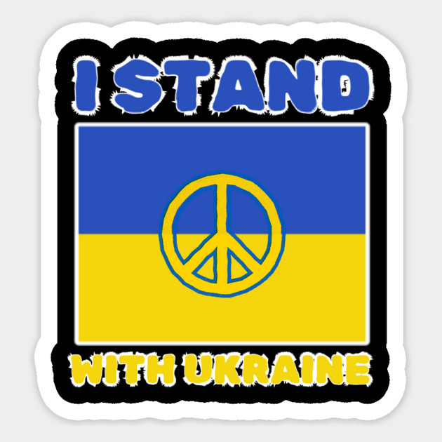 I Stand With Ulraine Magnet by Creatifly Graphic Tees