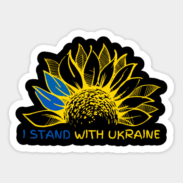 I Stand With Ukraine Magnet by Creatifly Graphic Tees