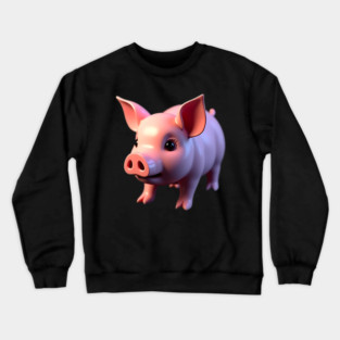 Cute Pig Crewneck Sweatshirt