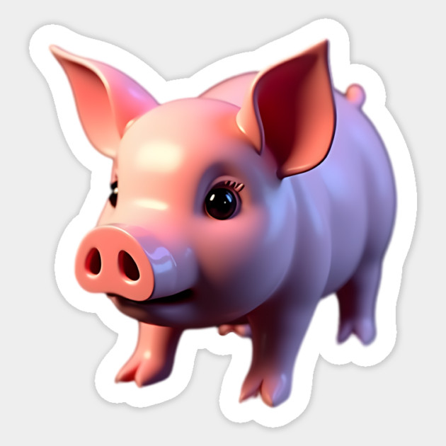 Cute Pig Sticker by animegirlnft