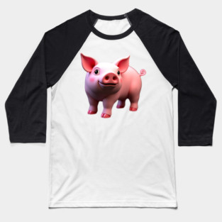 Baby Pig Baseball T-Shirt